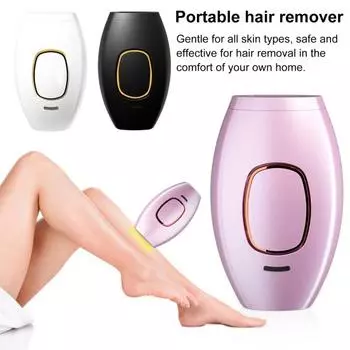 Устройство для удаления волос для женщин, домашний постоянный безболезненный электронный эпилятор для всего тела US Plug чёрный