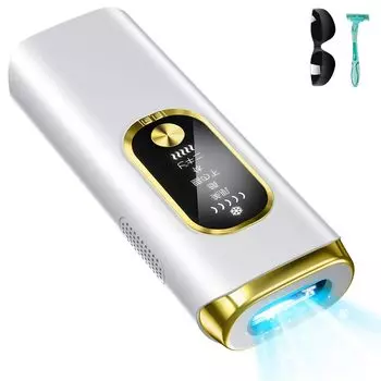 Устройство для удаления волос, легкое удаление волос, сапфировое охлаждение, удаление волос, легкое косметическое удаление волос на всем теле, для удаления волос Vio Light, высокая выходная мощность 5 белый