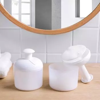 Устройство для вспенивания лица Устройство для вспенивания Ручная бутылка для пены Пена для лица Бутылка для шампуня с пеной 11*7.8cm белый