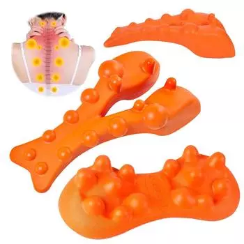 Устройство для вытяжения шейного отдела позвоночника, эргономичный массажер для триггерных точек, портативная подушка для массажа шейного отдела позвоночника, шеи, плеч, спины