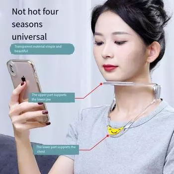 Устройство для вытяжения шейного отдела позвоночника для снятия жесткости шейный воротник шейный бандаж воротник transparency