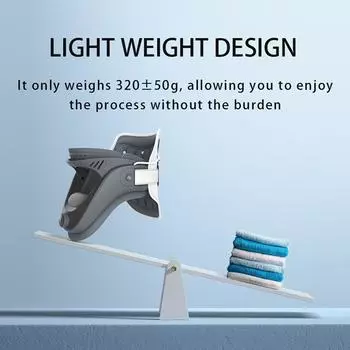 Устройство для вытяжения шейного отдела позвоночника, регулируемый эргономичный растягиватель шеи, расслабитель шеи и плеч, подарки для мужчин/женщин/пап/мамы/него/её синий