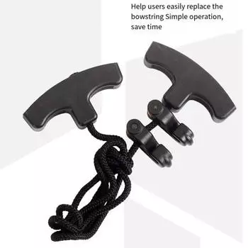 Устройство для взвода веревки с перекрестной обмоткой, лук для петуха с регулируемым нейлоновым двойным дизайном, длительный срок службы, вспомогательный инструмент с Т-образной рукояткой