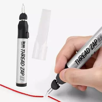 Устройство для замены ниток Beadsmith, кнопка горелки для ниток с батарейным питанием, обрезка, обжиг и расплавление нити одним нажатием для завершения плетения бисера