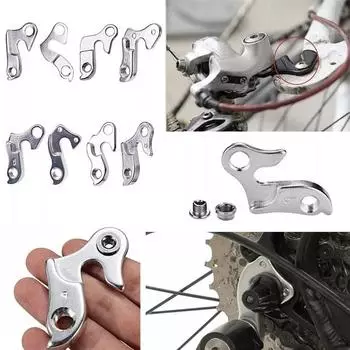 Устройство с фиксированным болтом для заднего переключателя передач велосипеда, крюк для хвоста, крюк для трансмиссии, удлинитель, вешалка из алюминиевого сплава для MTB, универсальный