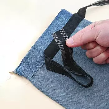 Устройство смены штанин Самоклеящаяся палочка для штанин Палочка для рта брюк Палка для вытягивания края самоклеящаяся, свободная от разрезов, укороченная горловина брюк 5 meters чёрный