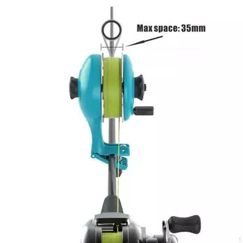 Устройство управления намоткой лески для компактной кастинговой катушки синий