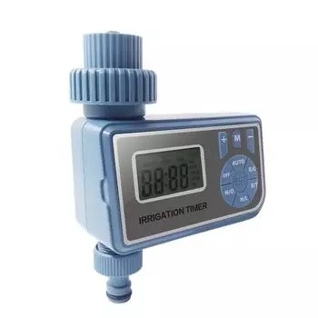 Устройство управления поливом сада, ЖК-дисплей, автоматический водосберегающий контроллер полива, цифровой таймер полива растений, спринклерная система синий