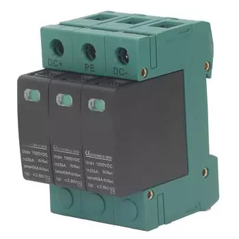 Устройство защиты от перенапряжения 1000 В постоянного тока 2040 кА 3P PC фотоэлектрическое PV напряжение защита разрядник протектор