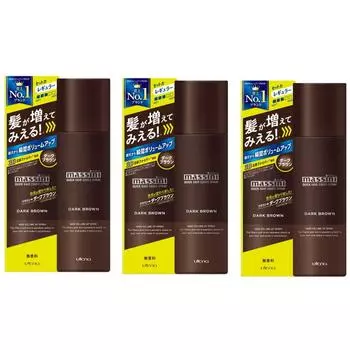 Utena Massini Quick Hair Cover Spray Dark Brown x Набор из 3 спреев для окрашивания волос [Распродажа набора] (140г) Мужской
