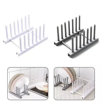 Utensils Rack 12*17*9.5cm 80g Compact Design Plastic белый