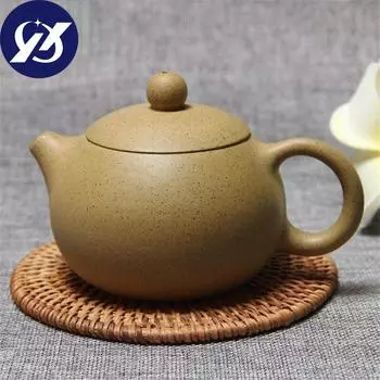 Утентичный чайник ручной работы, чайник из фиолетовой глины, чайный горшок, украшения для чайного домика