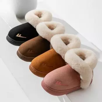 Утепленная домашняя сумка и зимние сапоги для девочек, хлопковая обувь 28-29