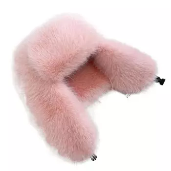 Утепленная лыжная шапка-пилот однотонная шапка с защитой ушей модная шапка с ушными клапанами женская