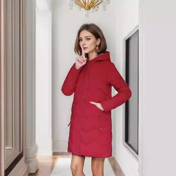 - утепленная одежда для женщин: новые утепленные куртки средней и длинной длины, теплые куртки с капюшоном на хлопковой подкладке, а также тонкие куртки на хлопковой подкладке. L чёрный