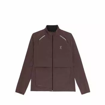 Утепленная ветрозащитная теплая удобная куртка On Weather Jacket Женская куртка ежевично-пурпурная 1WE30080398 M