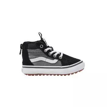 Утепленные кроссовки Vans Sk8-Hi Zip MTE Toddler - черно-серые детские VN000D0MN42 24.5