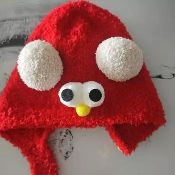 Утепленные шапочки-боне милый медведь шапка-пуловер новая шапка с защитой ушей осень зима 5