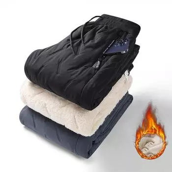 Утепленные зимние брюки из овечьей шерсти, мужские супер теплые повседневные джоггеры, спортивная одежда, удобные хлопковые мужские брюки большого размера 7XL чёрный