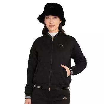 Утепленный блузон эластичный и верхняя одежда гольф C23215203 M [Callaway] женский водоотталкивающий с полной молнией (Ветрозащитный материал Star Stretch) / / 1010_Черный