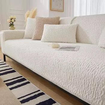 Утепленный теплый чехол для дивана, зимний шерстяной флисовый диванный коврик, полотенце для гостиной, мягкие плюшевые чехлы для дивана, L-образные чехлы для диванов, домашние чехлы 70x70cm 1pc A