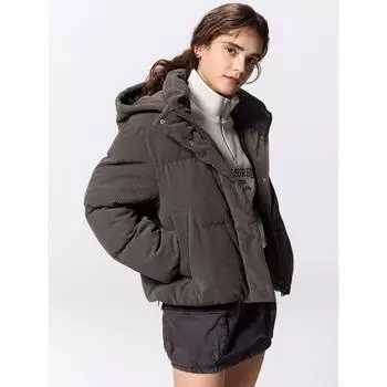 Утепленный вельветовый блузон Gu By Uniqlo 27 ORANGE/XS