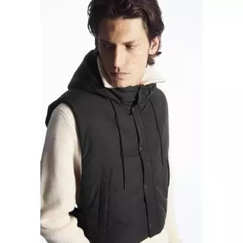 Утепленный жилет с капюшоном COS Japan Black/ML