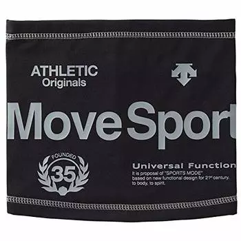 Утеплитель для шеи Descente Junior из микрофлиса, многоцветный (черный / серый), Один размер