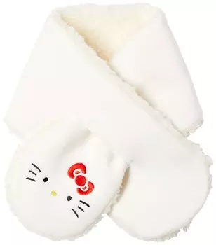 Утеплитель для шеи Hello Kitty Sanrio Character Cold Protection Kids Белый 80 см x 12 см [Okamoto] 318-885