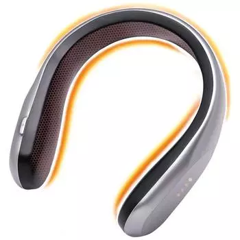 Утеплитель для шеи, перезаряжаемый, беспроводной, 4 уровня нагрева, шарф с подогревом(серый)