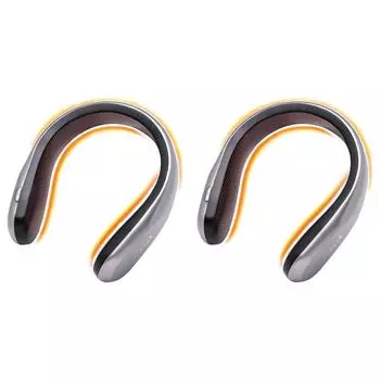 Утеплитель для шеи, перезаряжаемый, беспроводной, 4 уровня нагрева, шарф с подогревом(серый)