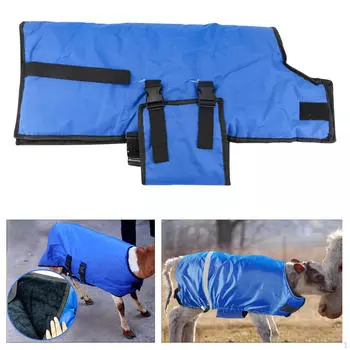 Утеплитель для телят Водонепроницаемая куртка для телят Оксфорд Синяя Standard Universal
