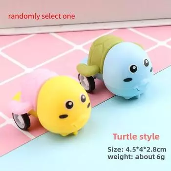 Утка Черепаха Мини Животное Транспортное средство С Отскоком Для Моторики Малыша Turtle Style