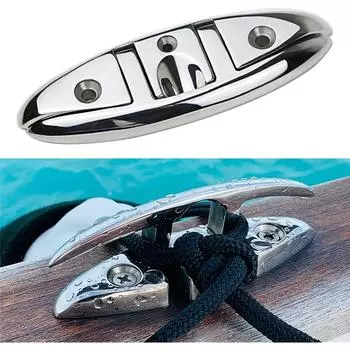 Утка для лодки 5 6 дюймов 316 нержавеющая сталь складная утка морской класс утка для швартовки откидная утка для лодки каяк и украшения с креплением A