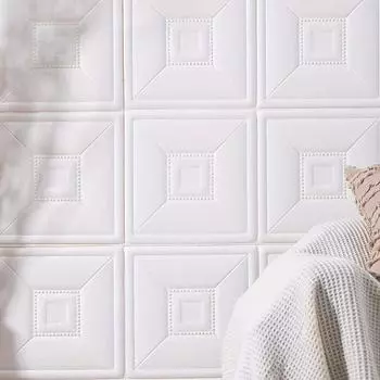 Утолщение! 10/20 шт. 3D-наклеек для задней сетки с резьбой толщиной 0,2 дюйма, самоклеящиеся наклейки для предотвращения столкновений, водонепроницаемые и влагостойкие 10pcs белый