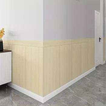 Утолщение! 10/20 шт. DIY имитация древесного зерна утолщенная напольная плитка, экологически чистые материалы самоклеящиеся настенные панели и юбки 10pcs-10*60cm жёлтый