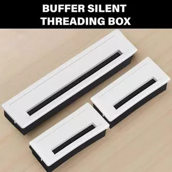 Утолщение стола кабель управления втулки с щеткой дома офис шнур органайзеры вставки прямоугольные кабельные отверстия крышки