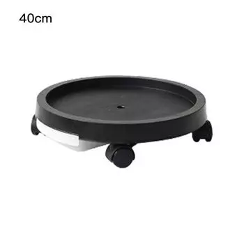 Утолщенная 14-дюймовая прочная подставка для растений, поддон, стеллаж для садовых горшков, контейнеры для цветочных горшков, мобильный круглый поддон для растений 30cm