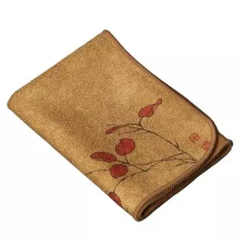 Утолщенная чайная ткань, настольный коврик, чайная салфетка, чайное полотенце с китайской росписью в стиле дзен, чайное искусство autumn