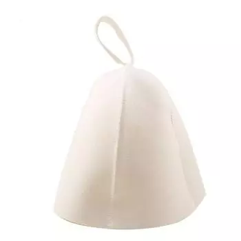 Утолщенная фетровая шапочка для защиты головы от жары, шапочка для душа, шапка для сауны One Size