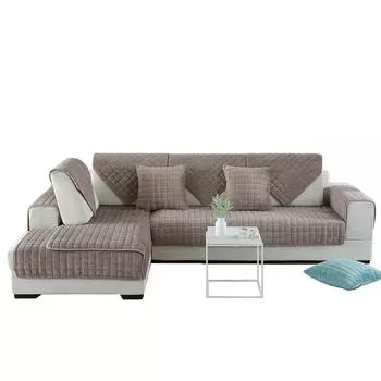 Утолщенная фланелевая подушка для дивана, нескользящая толстая кровать для собаки, чехол для дивана, коврик для домашних животных, чехол для дивана-кровати, гостиная, чехлы для диванов, коврик для дивана 70*70cm