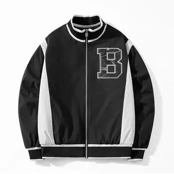 Утолщенная хлопковая модная куртка с высоким воротником, универсальная американская куртка с длинными рукавами, зимнее пальто L