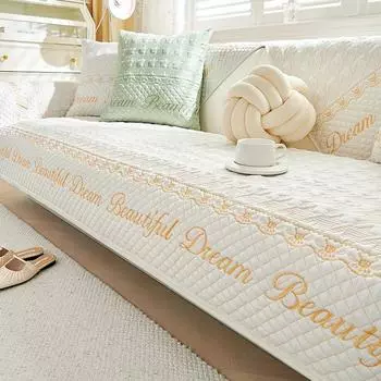 Утолщенная хлопковая подушка для дивана в гостиной, полотенце для дивана, нескользящий чехол для дивана, угловой диван, полотенце для сиденья, защита дома 1pc 30x50 pillowcase