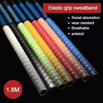 Утолщенная лента для удочки с градиентом, красочная ракетка для бадминтона, лента для теннисной ракетки