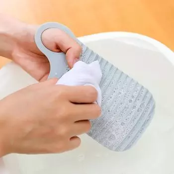 Утолщенная мини-стиральная доска для путешествий, нескользящие аксессуары для стирки, доска для стирки детской одежды, носки, чистящие средства, портативные белый