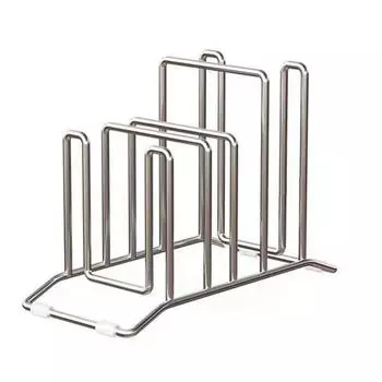 Утолщенная нержавеющая сталь Подставка для хранения крышек кастрюль Вертикальный держатель для посуды Кухня