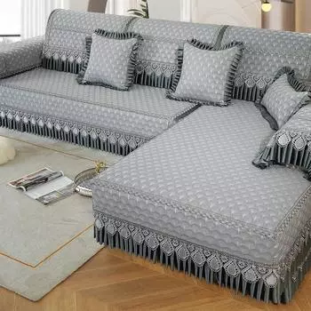 Утолщенная нескользящая подушка для дивана, чехол для дивана из мягкой стеганой ткани, сумка для полотенец для дивана, подушка для дивана 70*70