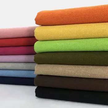 Утолщенная однотонная хлопчатобумажная и льняная ткань: Идеально подходит для диванов, штор, скатертей, фотофонов, подушек и спинок. розы красного