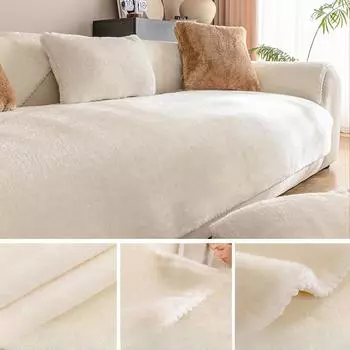 Утолщенная плюшевая диванная подушка из синели, универсальная нескользящая современная минималистичная скандинавская высококачественная тканевая подушка, комбинация подушек 70*70