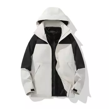 Утолщенная подкладка Куртка для походов в паре Осенняя и зимняя куртка Куртка Три в одном S